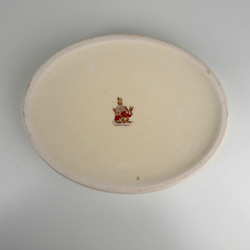Royal Doulton Bunnykins Oval Bowl Mug Set Bone China England‎ Vintage Set of 2 - Picture 4 of 9
